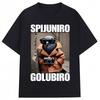Spijuniro Golubiro Funny Italian Brainrot Meme T Shirt Humor Pigeon Graphic Women Novelty Tshirts Fashion Loose Tees Graphic