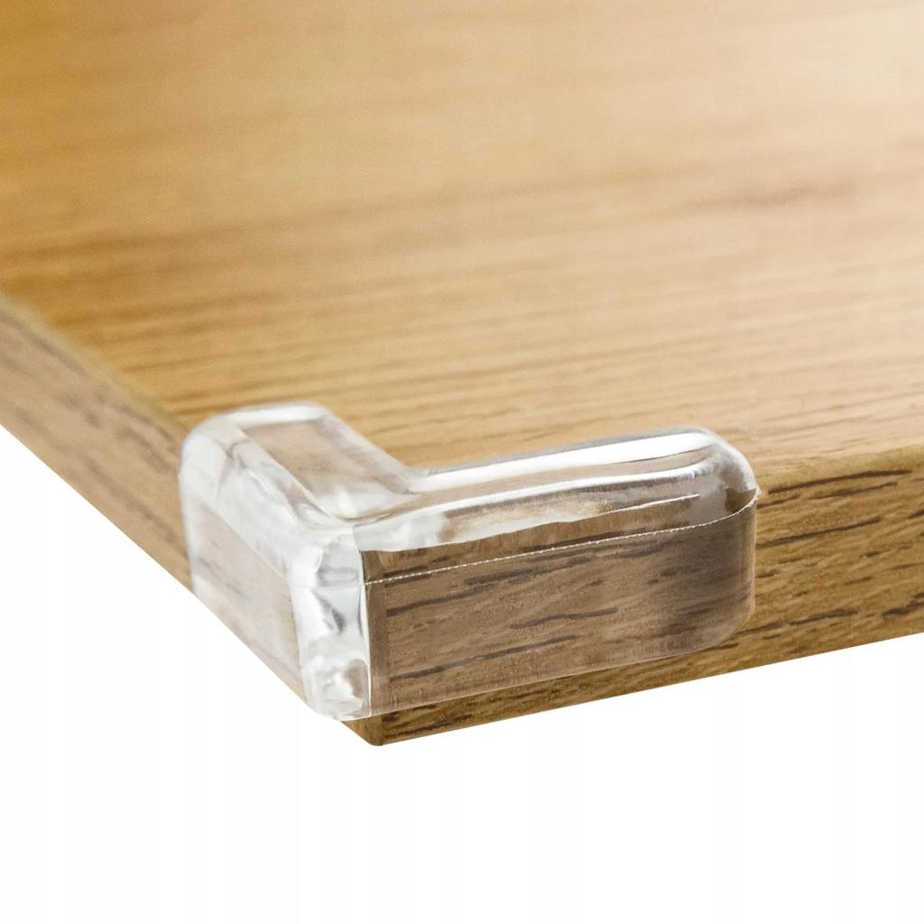 Genomskinliga silikonhörnskydd, 4 st.