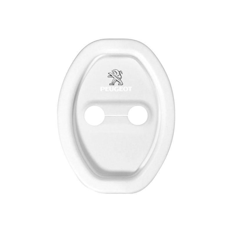 For Peugeot 206 208 306 307 308 407 408 508 2008 3008 407 508 2008 5008 307 308 206 207 208 4Pcs Car Door Stopper Cover Door Lock Protective Covers