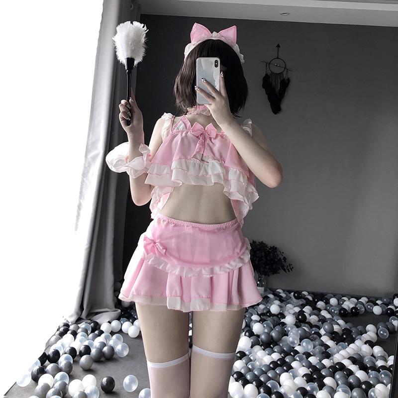 Sexy Underwear Sexy Uniform Perspective Lovely Maid Passion Suit