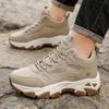 Fashion Autumn Men Sneakers Thick Soled Casual Shoes Sports Outdoor Hiking Boots High Top Trekking Shoes Climbing Four Seasons