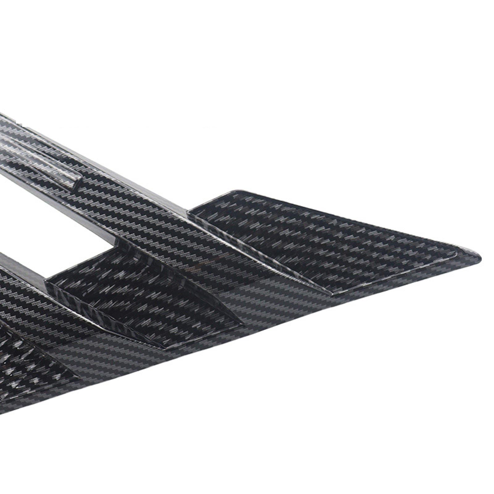 Automotive Exterior Rear Window Side Spoiler Splitter Universal For Most Vehicles Enhances Aerodynamic Performances