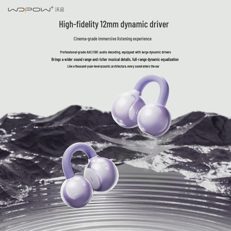 WOPOW OWS26 Open-Ear Clip-On True Wireless Bluetooth Earbuds