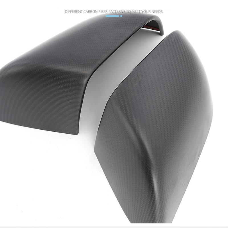 Накладка на дзеркало заднього виду автомобіля для Tesla Model 3 Model Y Зовнішня модифікація автомобіля ABS Накладка на дзеркало заднього виду з вуглецевого волокна