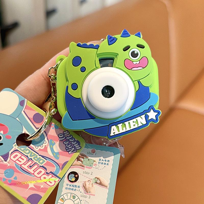 Banbanlong Projection Camera Keychain Pendant Creative Multifunctional Trinket Men'S And Women'S Cartoon Bag Pendant