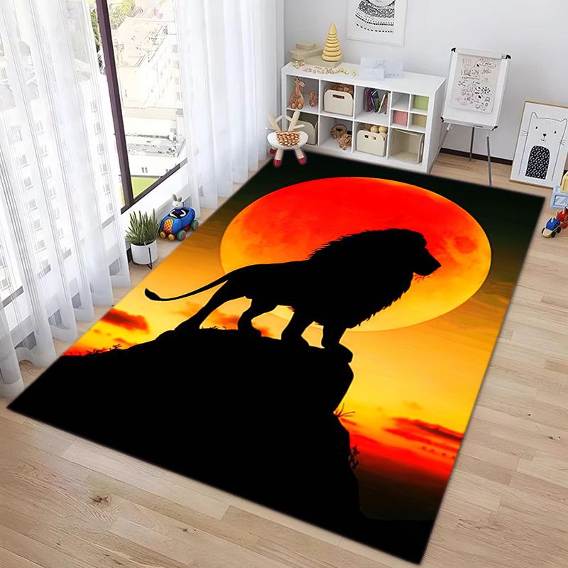 Wolf Heart Floral Fantasy Carpet Is Suitable For Living Room And Bedroom Doormats Office Balcony Decorative Carpet A8