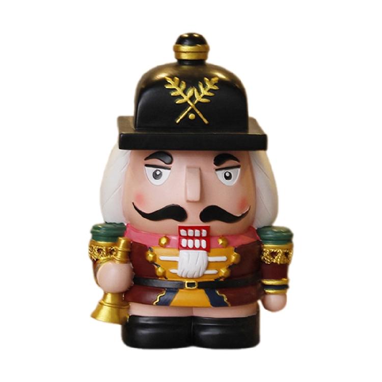 Resins Nutcrackers Treasure Festives Holiday Decoration with Twist for Financial Literacy In Kids