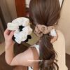 Koreansk handvävd veckad blommig hårband söt och mild atmosfär huvudrep huvudrep nischdesign håraccessoarer