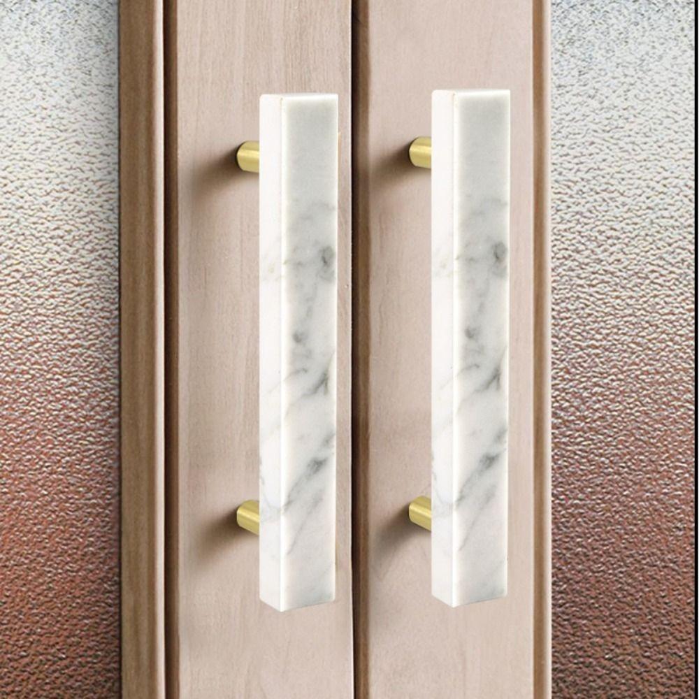 Marble Brass Furniture Handles Elegant Furniture Hardware Kitchen Cabinet Pulls  Bedroom