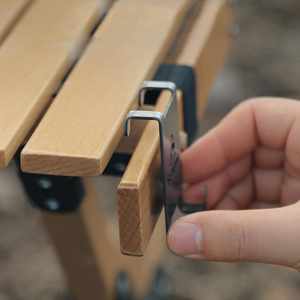 Hang Gas Canister Hook Camping Tables Hook Stainless Steel Stove Tank Hanger Hook Outdoor Camping Table Gas Stove Tank Organizer