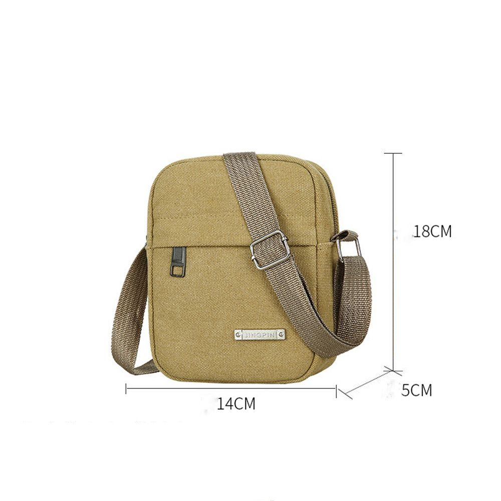 High Quality Shopping Phe Small One-Shoulder Handbag Man Bag Crossbody Bag Canvas Bag Backpack