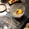 Zhuopu Sunflower Embossed Glass Dessert Cup