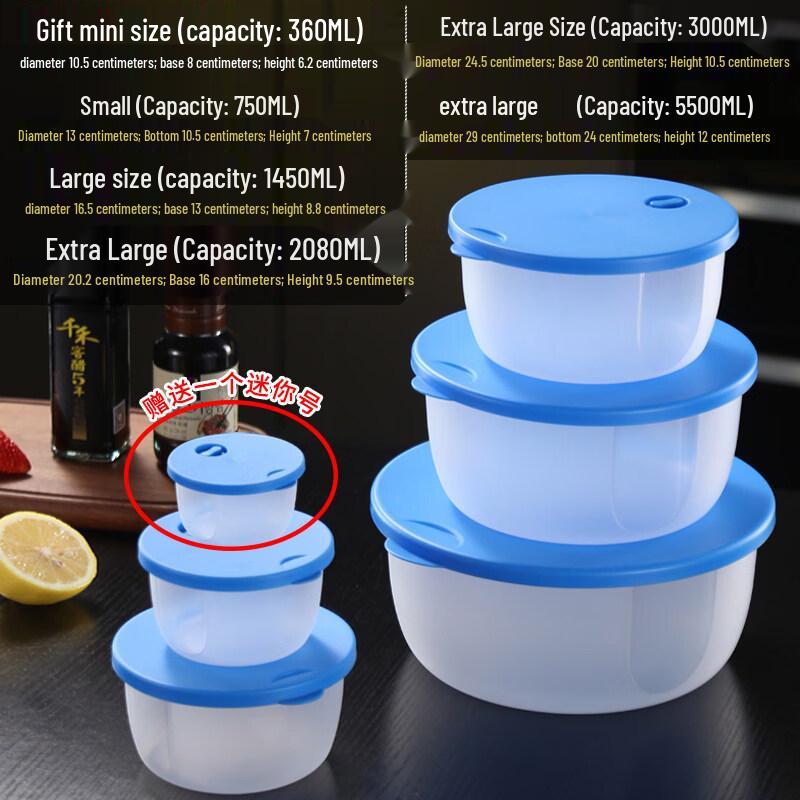 DM Thickened Round Microwave Food Storage Container