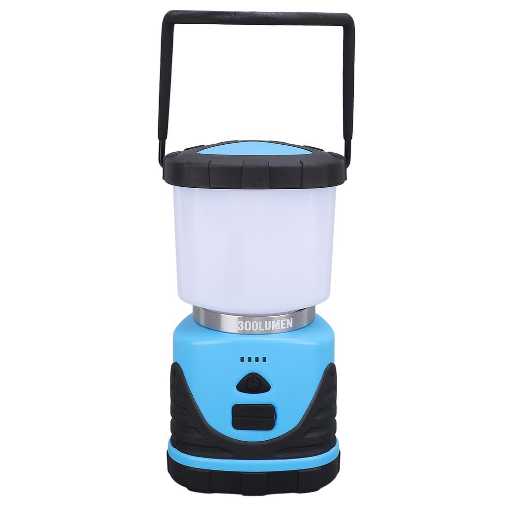 Camping Lantern 300LM 3 Modes IP65 Waterproof USB Rechargeable Portable Tent Light for Emergency Power Outage Hiking Camping