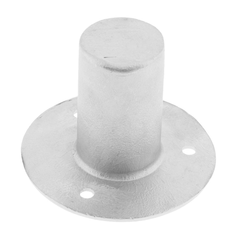 Marine Boat Yacht 316 Stainless Steel 90 Degree Embedded Deck Pipe Base 25mm