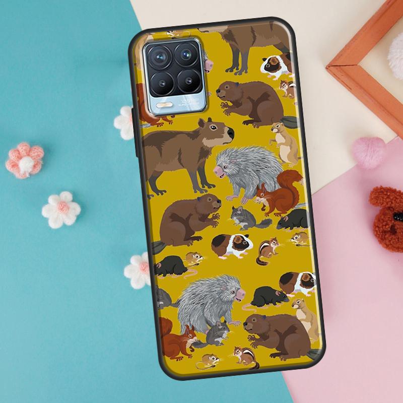 Mouse Rat For OnePlus 11 10 Pro 10T Nord CE 2 Lite Realme C55 C35 C33 C31 C30 C21Y GT Neo 5 3 2T Case