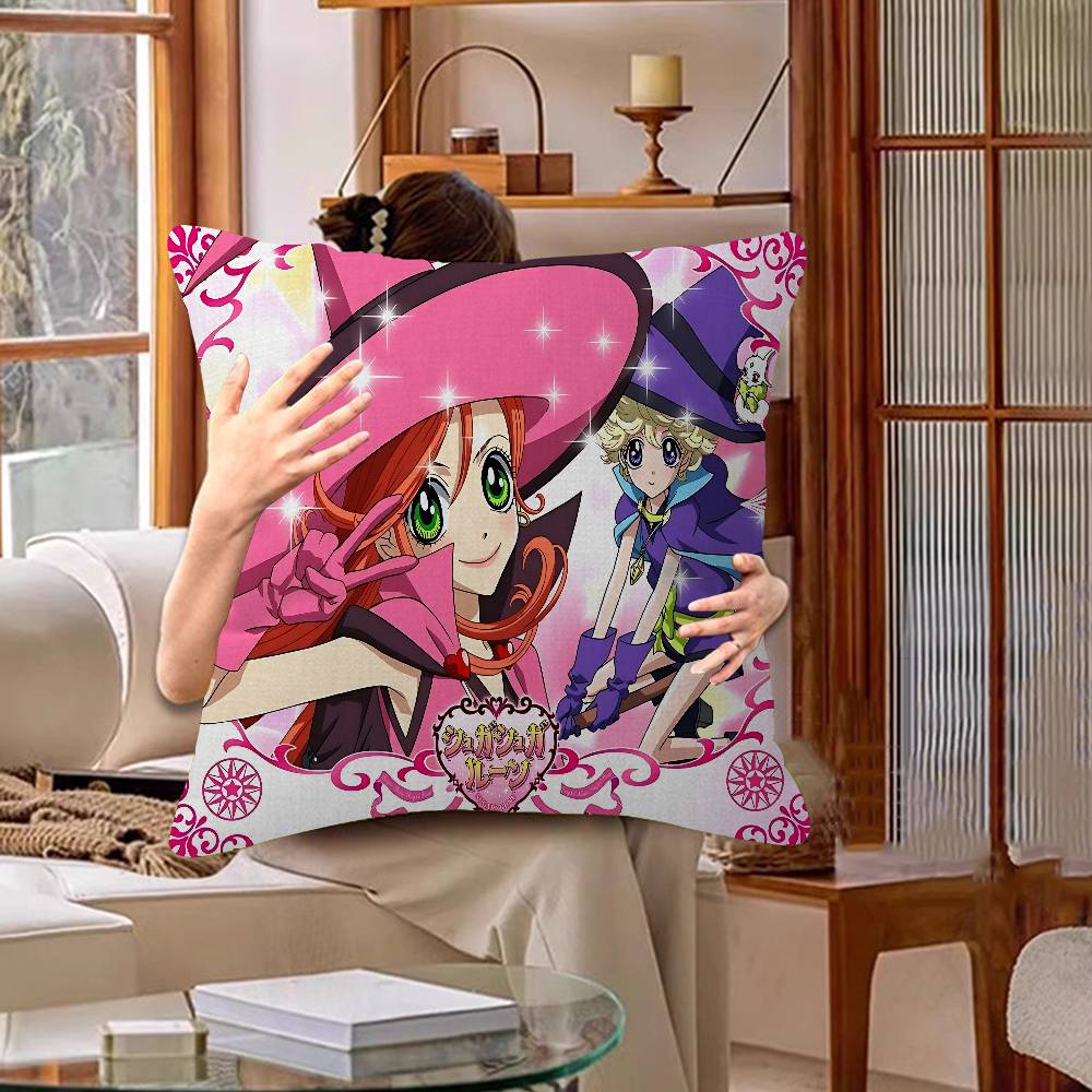 Anime Sugar Sugar Rune Lucky Dragon Pillow Cover Sofa Cushion Cover Home Room Decoration Children Gift