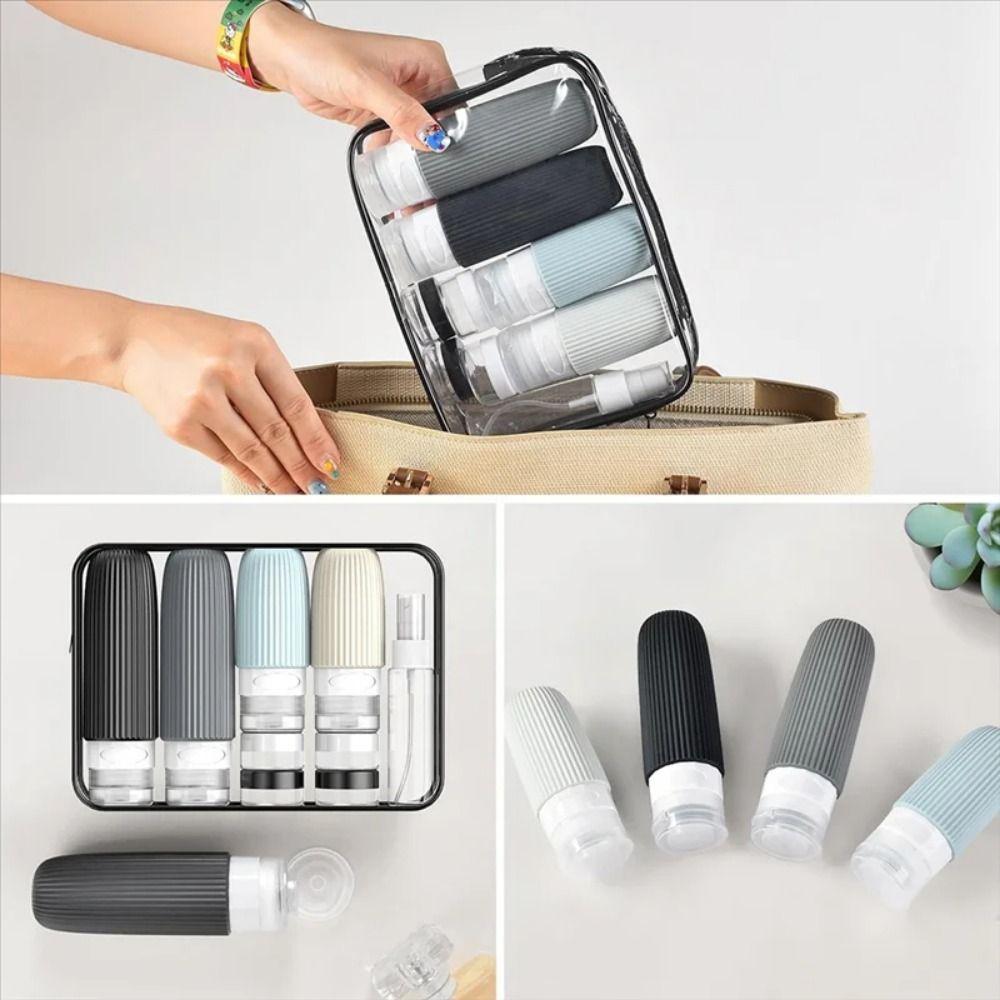 Leak-Proof Travel Bottle Set Soft Portable Lotion Container  Sub-bottling Tool