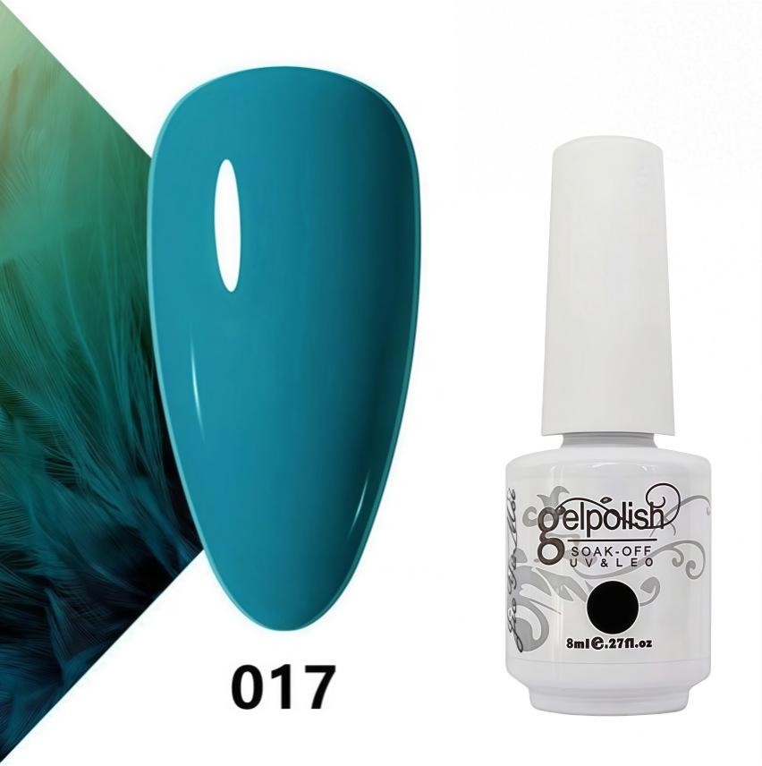 Amber Gel Polish Set: Gel Polish Manicure Kit with Whitening, Base Coat, and Sealer.