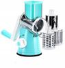 Manual Rotary Shredder With Graters For Vegetables, Cheese, Potatoes, 3 Inserts