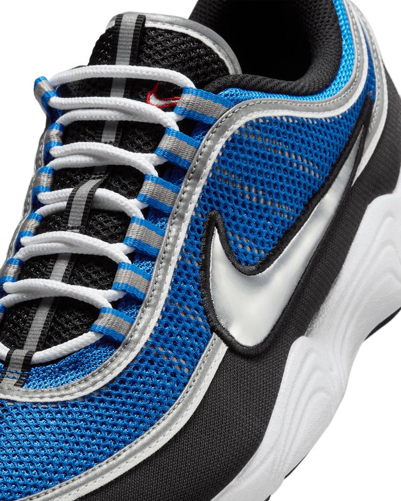 HF9117-400 Nike Air Zoom Spiridon Black and Signal Blue (Men's)