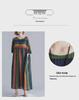2023 Summer Plus Size Striped Short Sleeve Dress