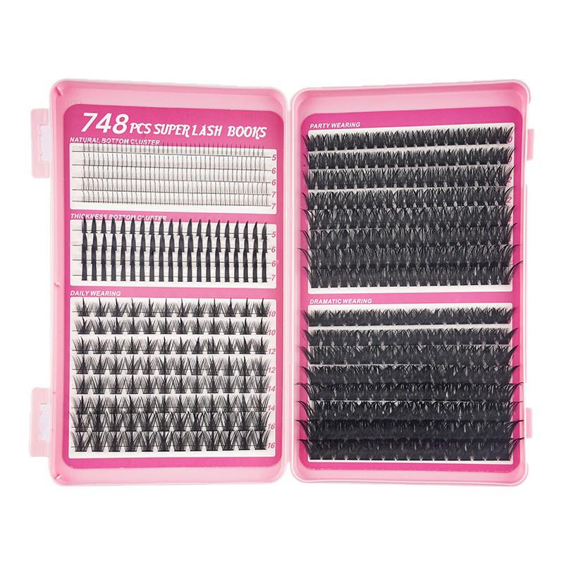 Cross-Border Natural Lower Eyelashes: Dense & Fairy-Style Mixed Pack with 33 Rows