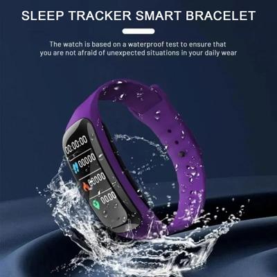 Akıllı Bileklik HD Uyumlu Su Geçirmez Fitness Takipçisi Bluetooth Uyumlu Rahat Silikon Bileklik