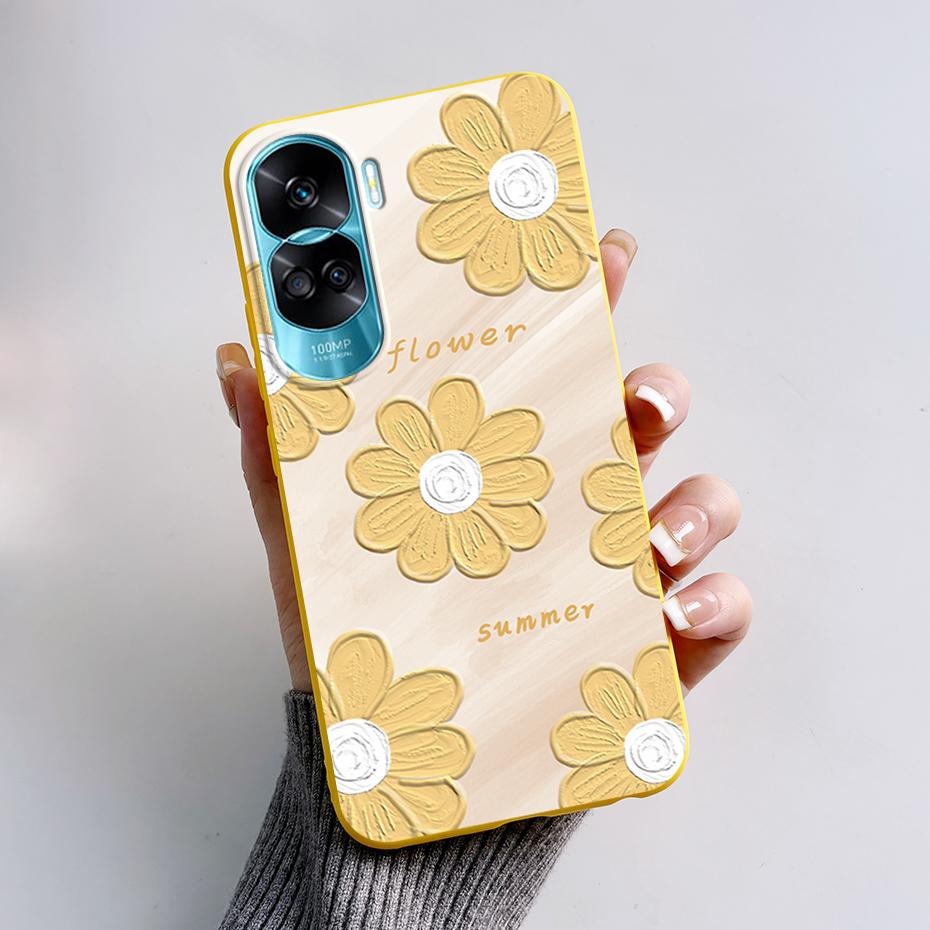 

Fashion Silicone Back Cover For Honor 90 Lite Shockproof Protective Case For Honor X50i-5G CRT-NX1 Candy Coque Honor 90 Lite