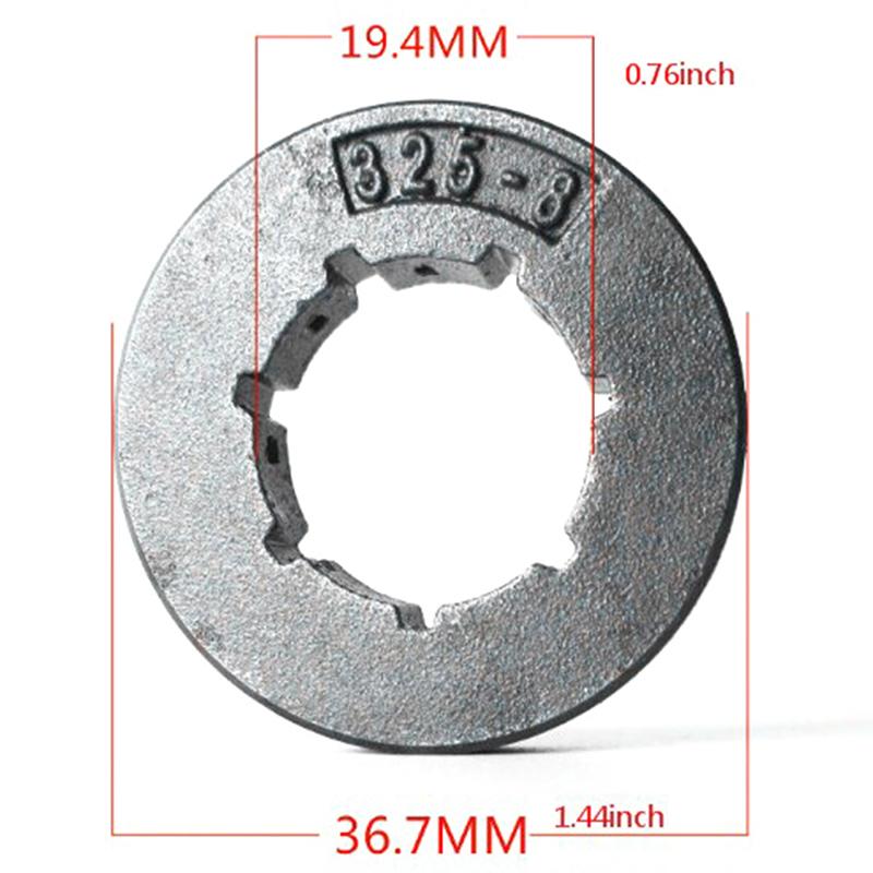 Replacement Rim Sprocket 404-7/325-8 for Gasoline Chainsaw 45cc 52cc 58cc Replacement Rim Sprocket