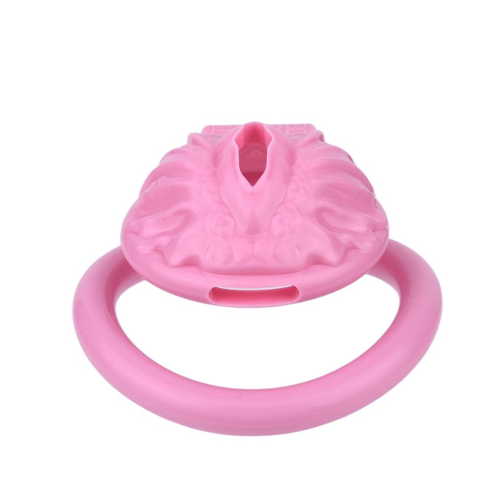 FRRK ABS Resin Male Chastity Cage Fishtail Design, Male Penis Lock, Bondage & Fetish BDSM Toy Fishtail Style Cock Cage for Men