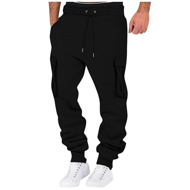 Summer new multi-pocket tooling casual pants men's trend sports long pants