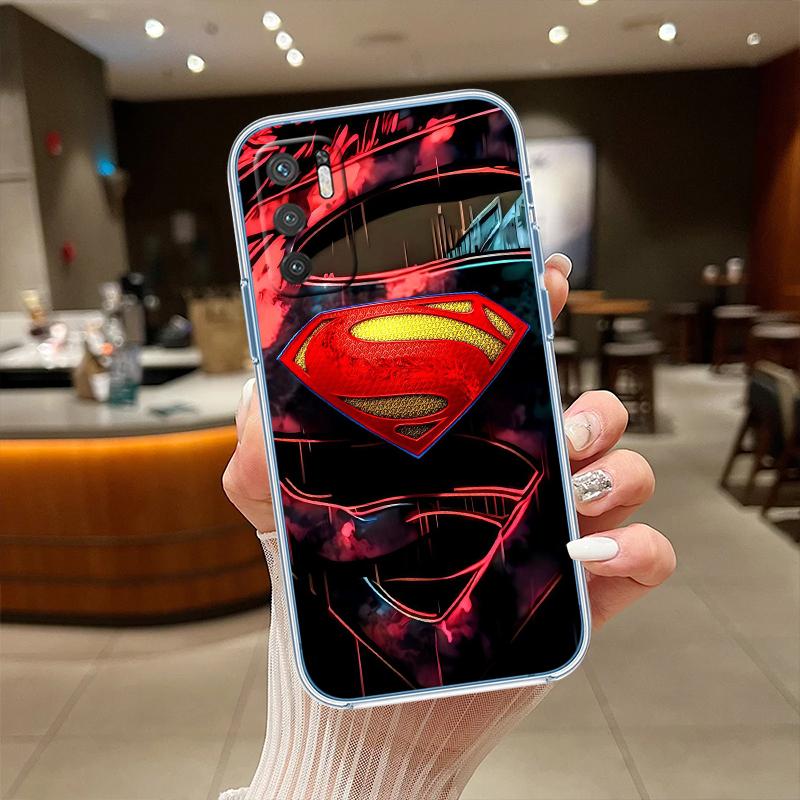 RE57 Superman Transparent Phone Case for LG K22 K30 K40 K40S K41 K42 K50 K50S K51 K51S K52 K61 K62 K71 K92 Q60 Q61 V40 V50 V60