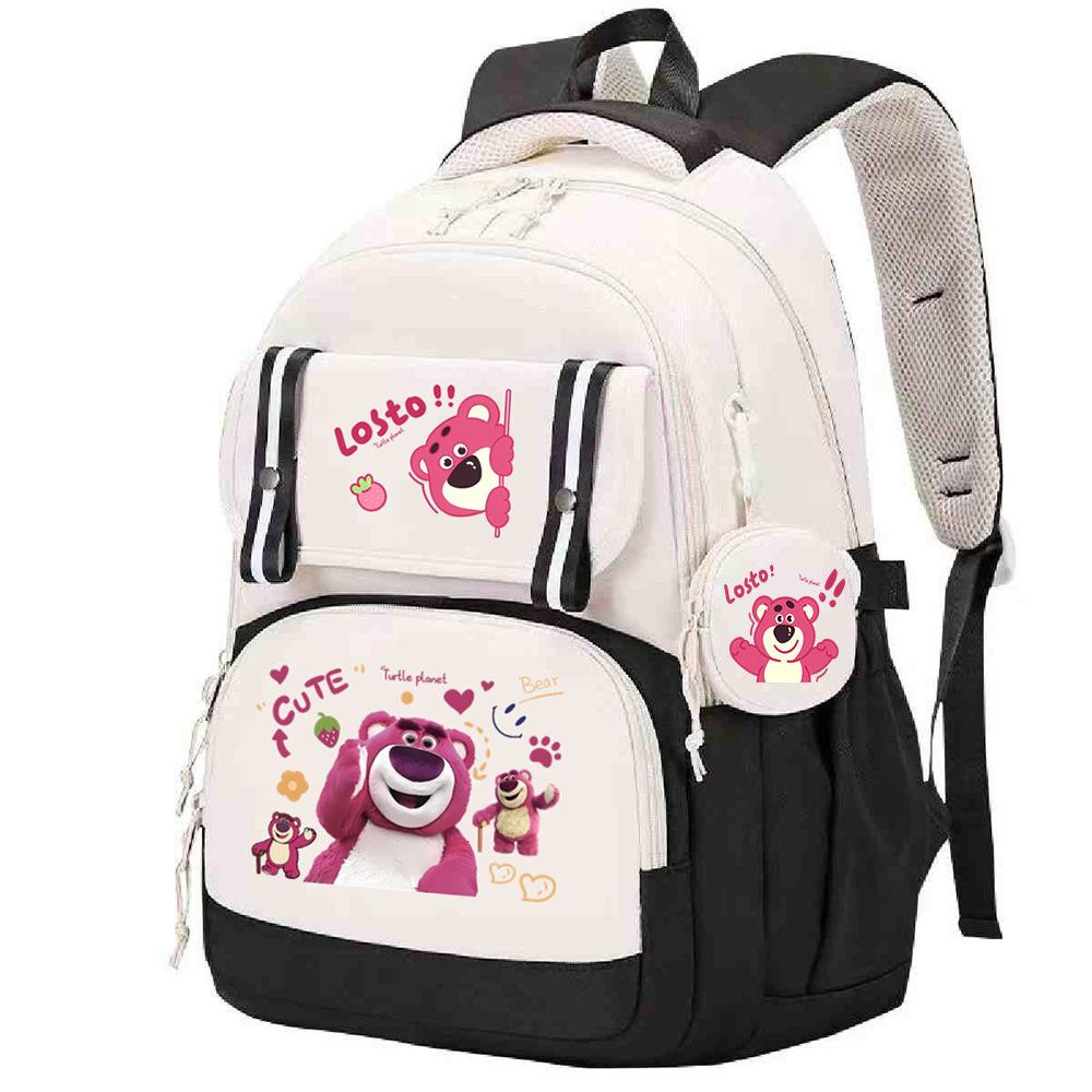 Cute Children's School Bag Lightweight Ridge Protection Elementary School Students Grades 3-6 Junior High School Students Burden Reduction Backpack