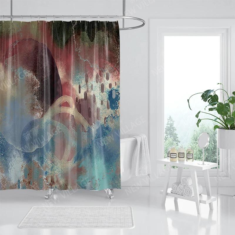 Waterproof Fabric Shower Curtains Bathroom Curtain Accessories Bath Curtain for Shower 180x200cm 240*200 Anime Boho Decoration