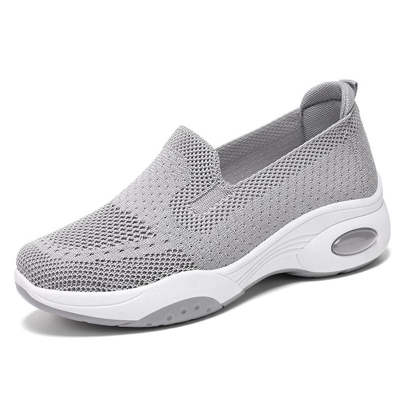2025 Women's Thick-Soled Fly-Knit Slip-On Sneakers