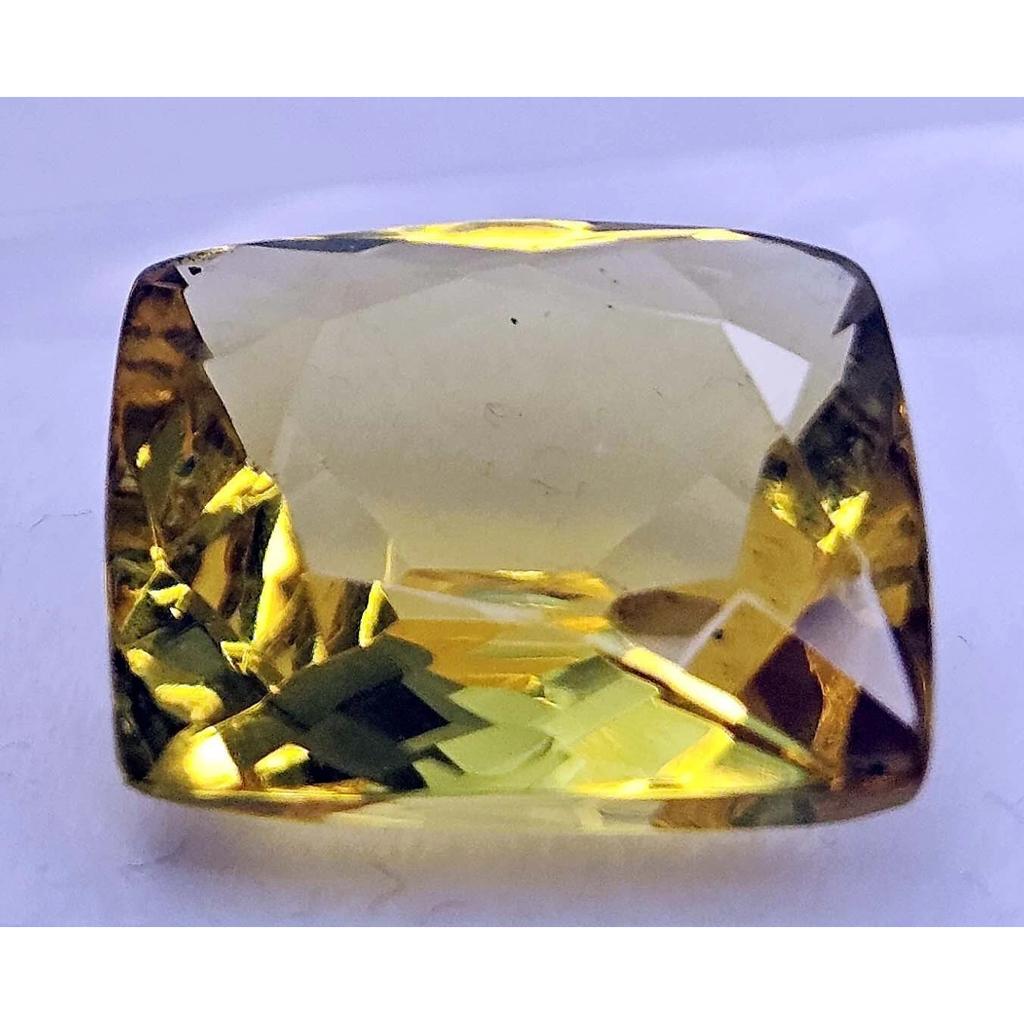 Yellow Color Sapphire 11-13 Ct Cushion Cut Certified Fabulous Loose Gemstone