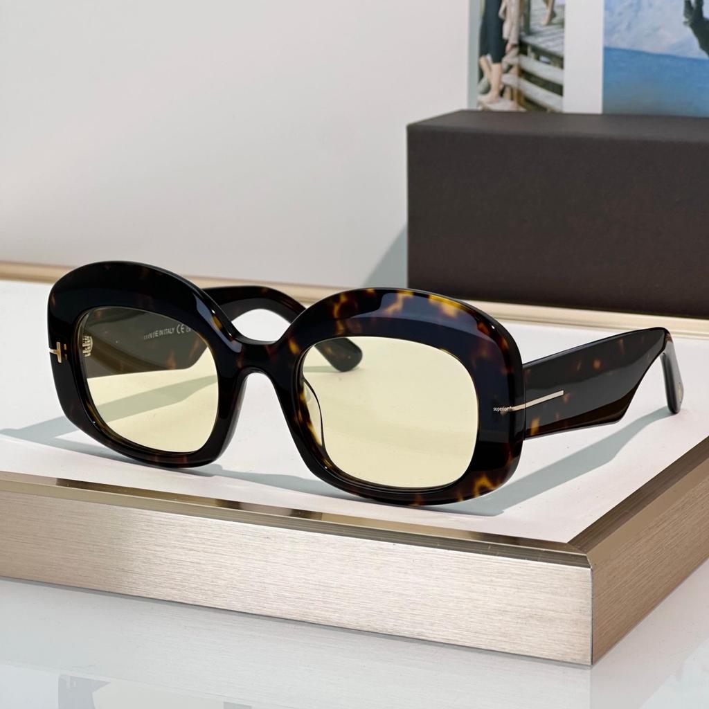 TF1219 Fashion Luxury Acetate Sunglasses: Unisex Celebrity-Inspired Runway Party & Vacation Essentials