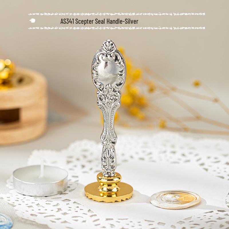 Retro Magic Academy Sealing Wax Stamp with Roman Column Handle