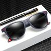 Polarized Sunglasses Men Women Classic Square Plastic Driving Sun Glasses Male Fashion Black Shades UV400