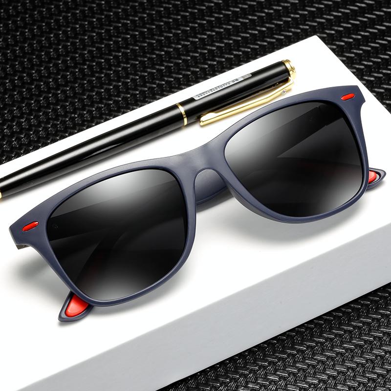 Polarized Sunglasses Men Women Classic Square Plastic Driving Sun Glasses Male Fashion Black Shades UV400