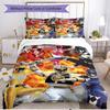 3-teiliges Bettbezug-Set (1 * Bettbezug + 2 * Kissenbezug, ohne Kern), Mighty Morphin Power Rangers Druck Weiches Ganzjahres-Bettwäscheset, Heim-Schlafzimmer-Dekoration