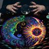 Table Cover Tarot Tablecloth Improve Spiritual Journey Moon Table Cover