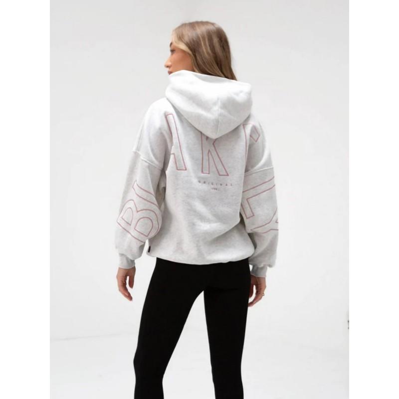 Thick Hooded Long Sleeve Oversized Graphic Sweatshirt Women Motorcycle Casual Wear