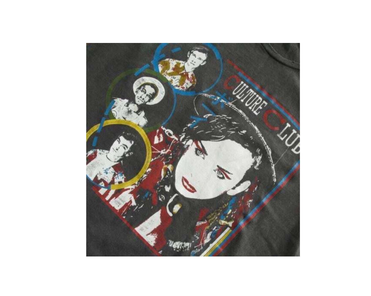 Vintage In Concert Tour Culture Club Boy George Shirt Black Unisex S-5XL M