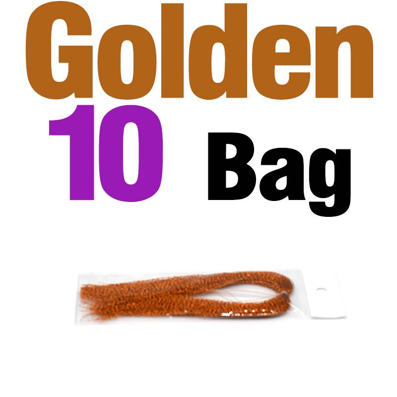 MNFT 10Bags Fly Tying Materials Muti-color Fly Fishing Crystal Flash Flashabou Tinsel for Making Fly Fishing Lur