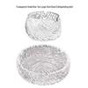 Elegant Glass Ashtray: High-Capacity, Stain-Resistant, Fashionable Design for Home or Office
