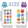 10sheets Cartoon Little Monster Tattoo Stickers For Hand Face Body Temporary Waterproof Tattoo Stickers Kids Creative Gifts