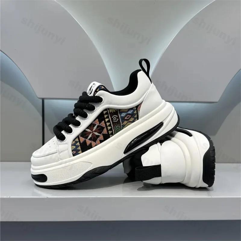 Men Fashion Sneakers Designer Breathable Skateboard Shoes Hip Hop Streetwear Men's Shoes Comfort Platform Vulcanized Sneakers