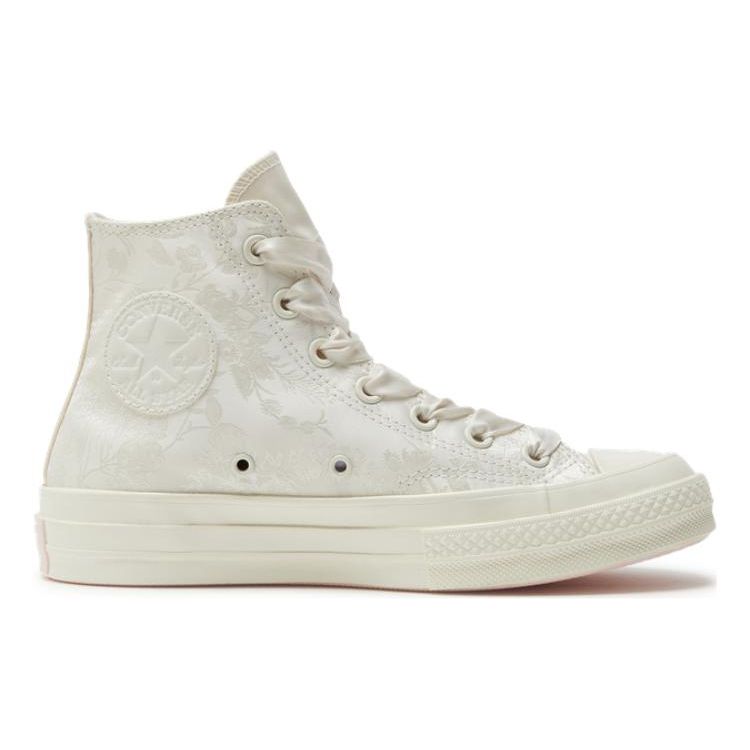 Converse Chuck 70 High Unisex White Floral Jacquard A07247C